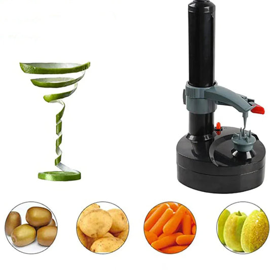 Electric Fruit and Vegetable Peeler with One-Button Function