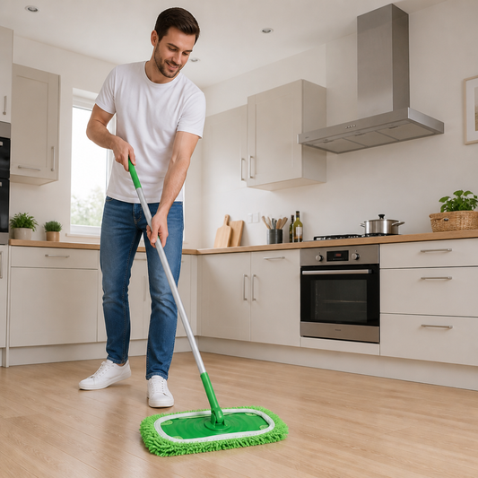 Reusable Microfiber Mop Pads for Swiffer Sweeper – Washable Wet & Dry Floor Cleaning Refills