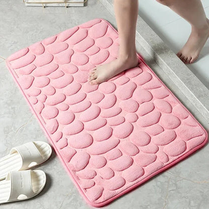 Non-Slip Memory Foam Bath Mat – Soft Absorbent for Bathroom