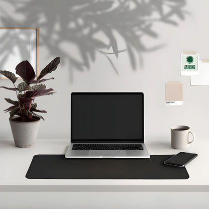 Carbon Leather Grounding Mat for Electronics and Health Improvement