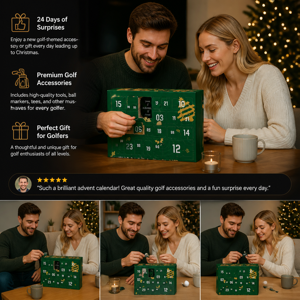 Golf Advent Calendar 2026 – 24 Days of Golf Accessories & Surprises