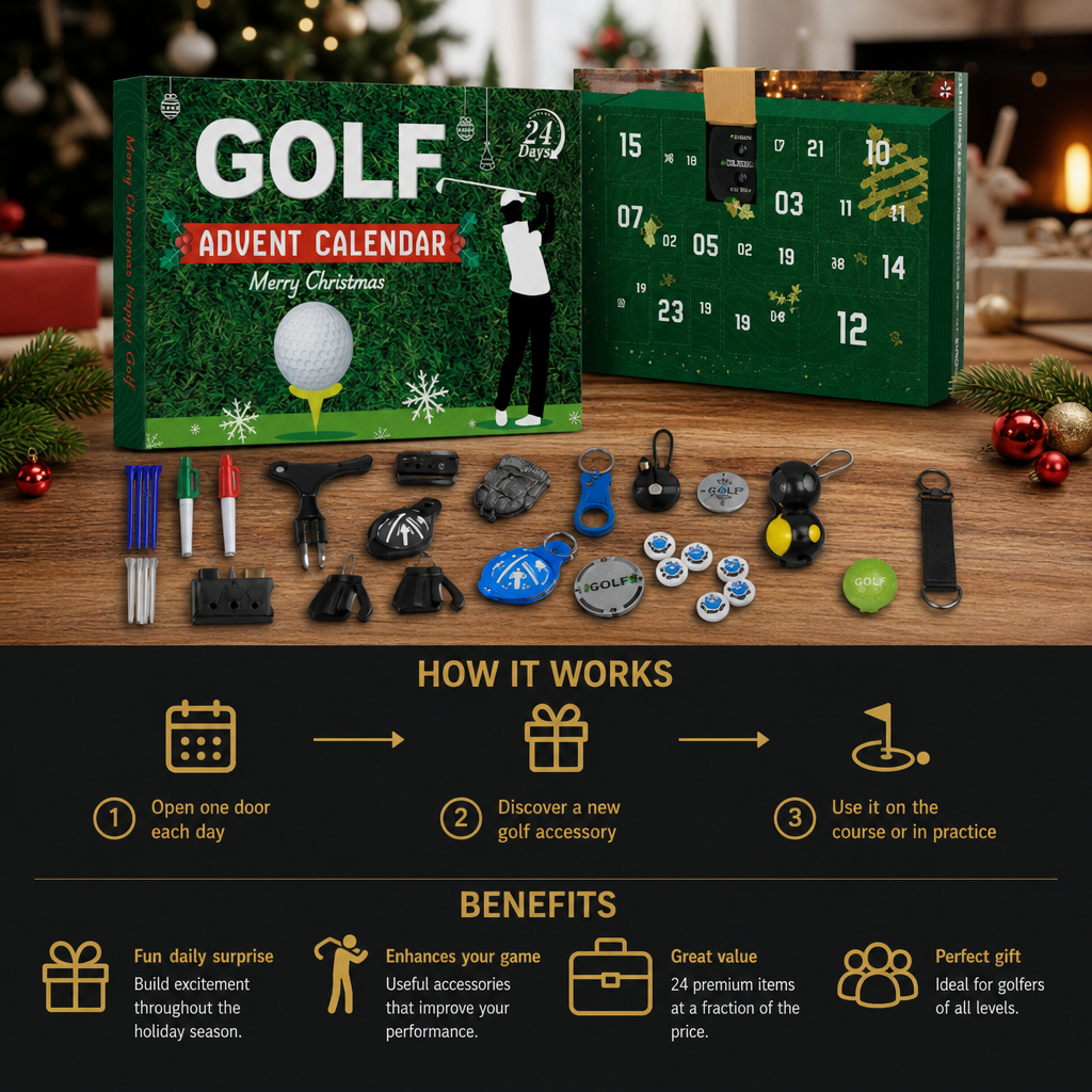 Golf Advent Calendar 2026 – 24 Days of Golf Accessories & Surprises