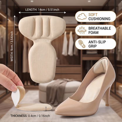 Soft & Breathable Double-Layer Foam Heel Cushions