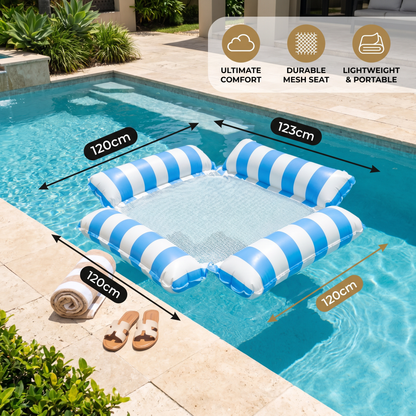 Inflatable Pool Lounger – Floating Relax Chair for Maximum Comfort in the Water