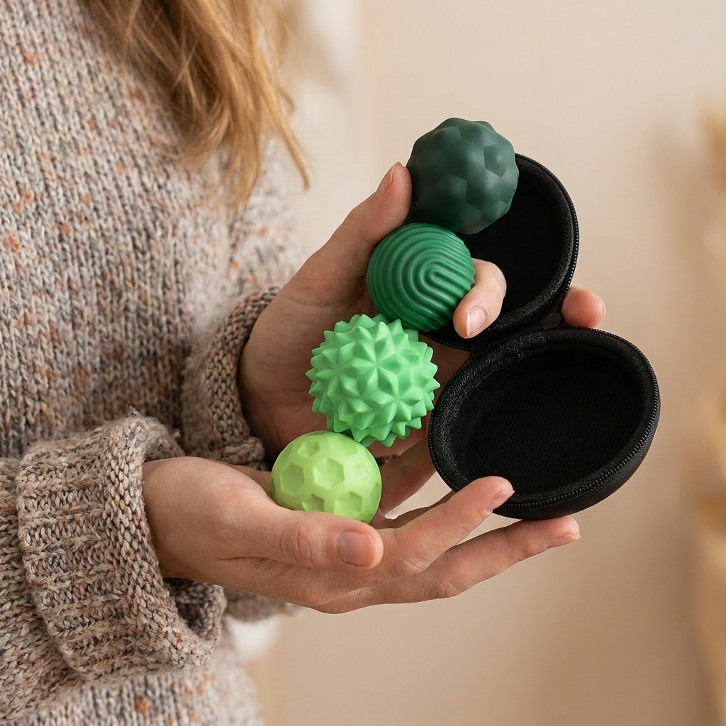 Magnetic Silicone Balls – Sensory Fidget Toy for Stress Relief and Relaxation