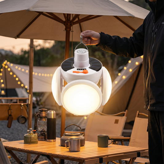 Portable Solar Outdoor Foldable Ball Lamp