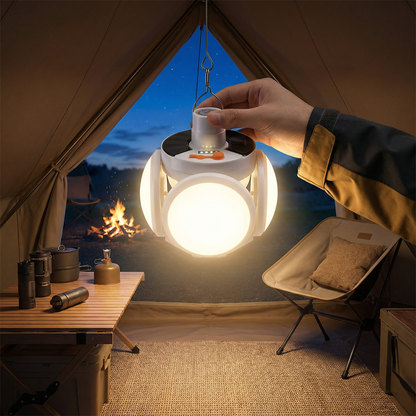 Portable Solar Outdoor Foldable Ball Lamp