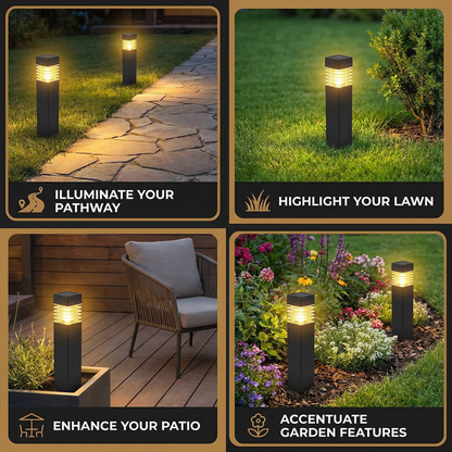 Solar LED Ground Lights – Waterproof Garden Lights for Pathway, Lawn & Patio