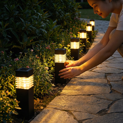 Solar LED Ground Lights – Waterproof Garden Lights for Pathway, Lawn & Patio