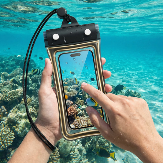 Waterproof Phone Pouch – Clear Touchscreen Case with Lanyard for Beach & Swimming