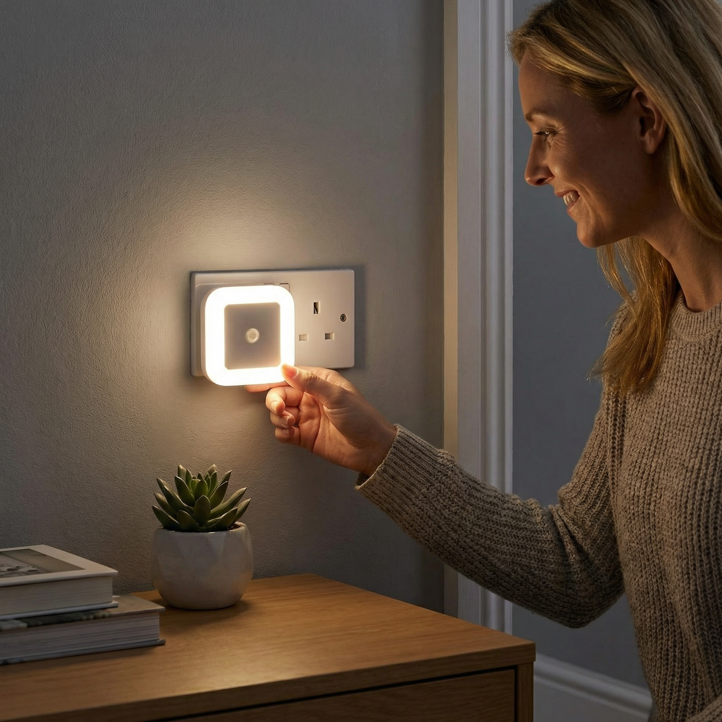 LED Night Light Set with Sensor – Compact & Energy-Efficient