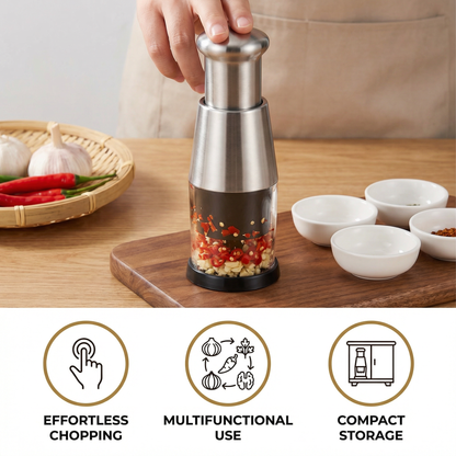 Multifunctional Chopper – Manual Kitchen Tool for Versatile Applications