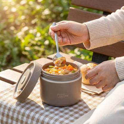 3-Piece Lunch Box Set – Insulated, Leak-Proof & Practical for On-the-Go