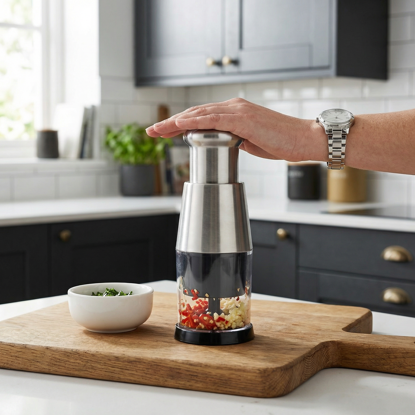 Multifunctional Chopper – Manual Kitchen Tool for Versatile Applications