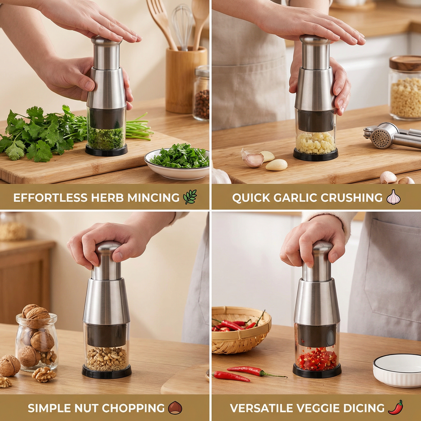 Multifunctional Chopper – Manual Kitchen Tool for Versatile Applications