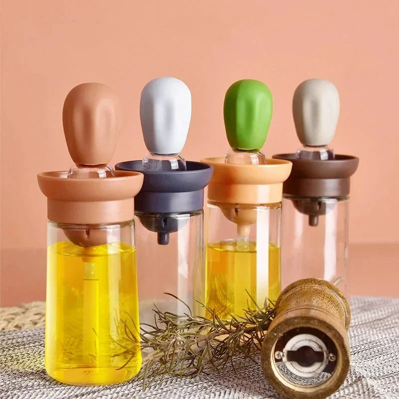 Silicone Brush Oil Dispenser – Precise Dosing for Cooking and Grilling