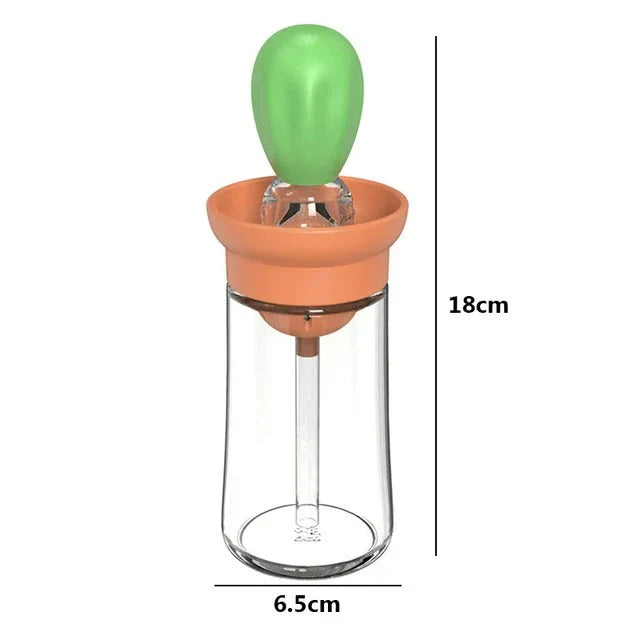 Silicone Brush Oil Dispenser – Precise Dosing for Cooking and Grilling