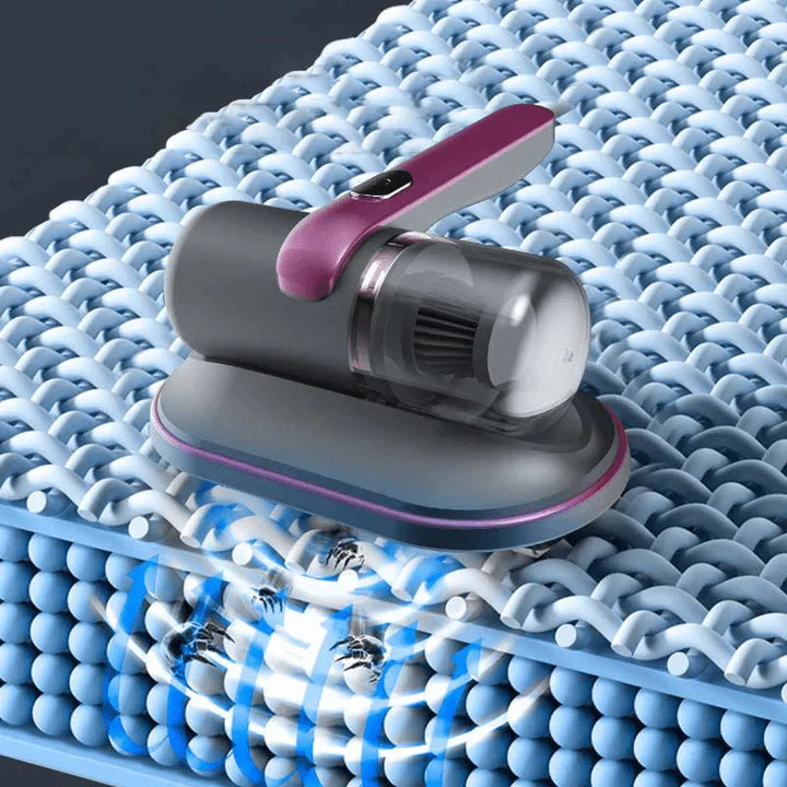 Cordless Handheld Vacuum Cleaner for Mattresses and Upholstery – Portable and High-Frequency Cleaning