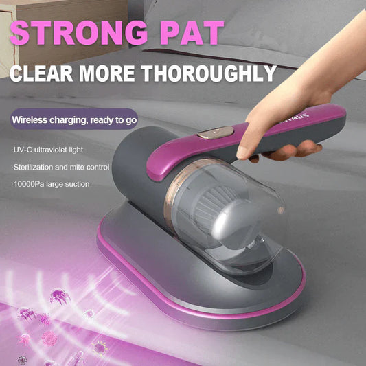 Cordless Handheld Vacuum Cleaner for Mattresses and Upholstery – Portable and High-Frequency Cleaning