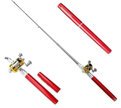 Portable Compact Fishing Set with Telescopic Rod - Travel-Friendly Fishing Gear