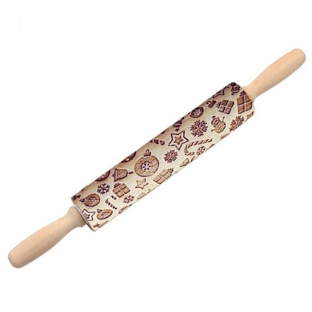 Engraved Pastry Roller – Creative Baking Tool