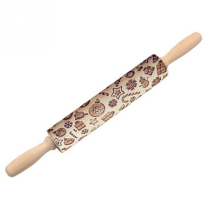 Engraved Pastry Roller – Creative Baking Tool