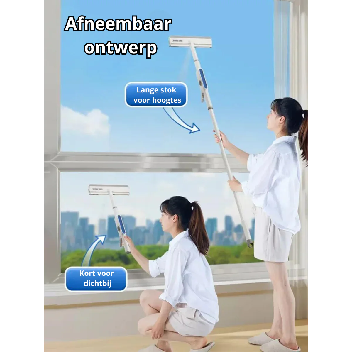 3-in-1 Window Wiper with Spray and Wipe Function – Multi-Functional Cleaning Tool