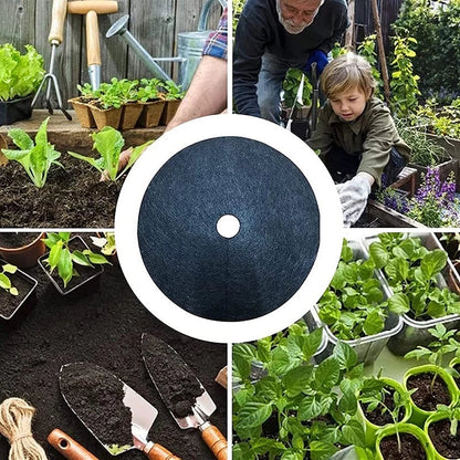 Tree Root Protection Mat – Breathable Weed Barrier Fleece for Garden and Plants
