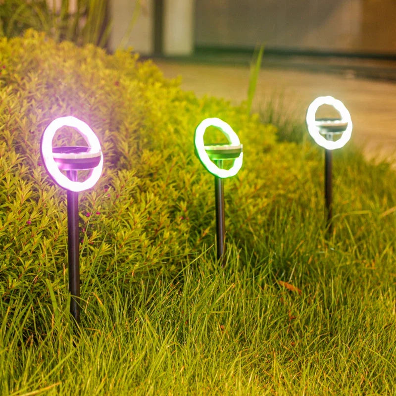 Color-Changing Solar LED Garden Spots – Outdoor Ground Lights for Path ...