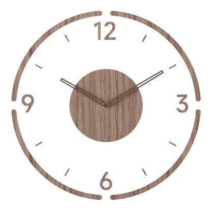 Scandinavian Style Wooden Wall Clock