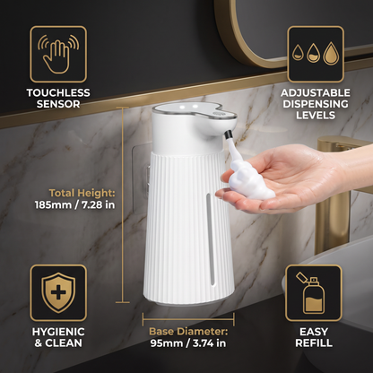 Touchless Automatic Sensor Soap Dispenser with Adjustable Dispensing Levels