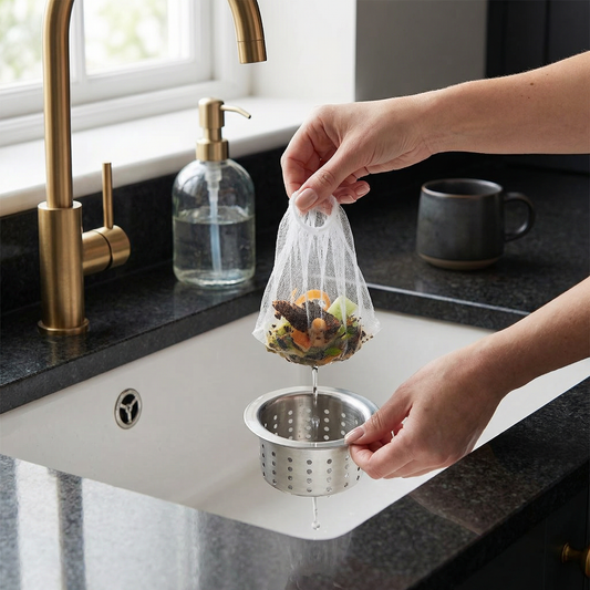 Disposable Sink Strainer Nets – Anti-Clog Mesh for Sink & Drain (2-Pack)