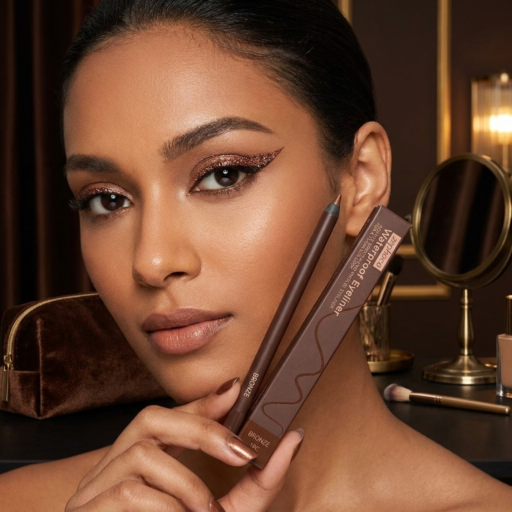Waterproof Glitter Gel Eyeliner – Long-Lasting Smudge-Proof Color