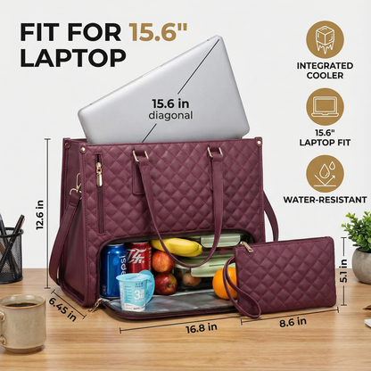 All-in-One Women’s Handbag with Integrated Cooler