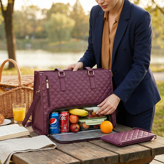 All-in-One Women’s Handbag with Integrated Cooler