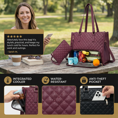 All-in-One Women’s Handbag with Integrated Cooler