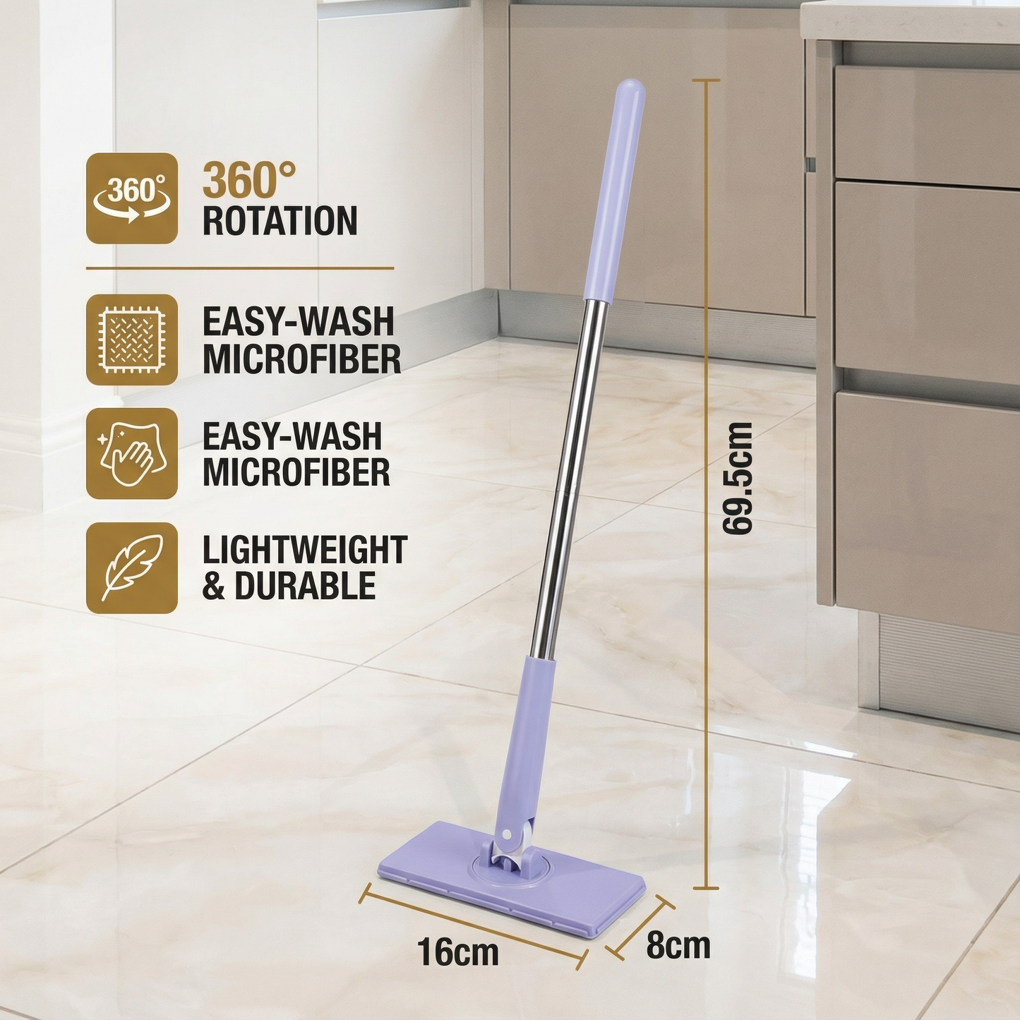 Practical floor mop
