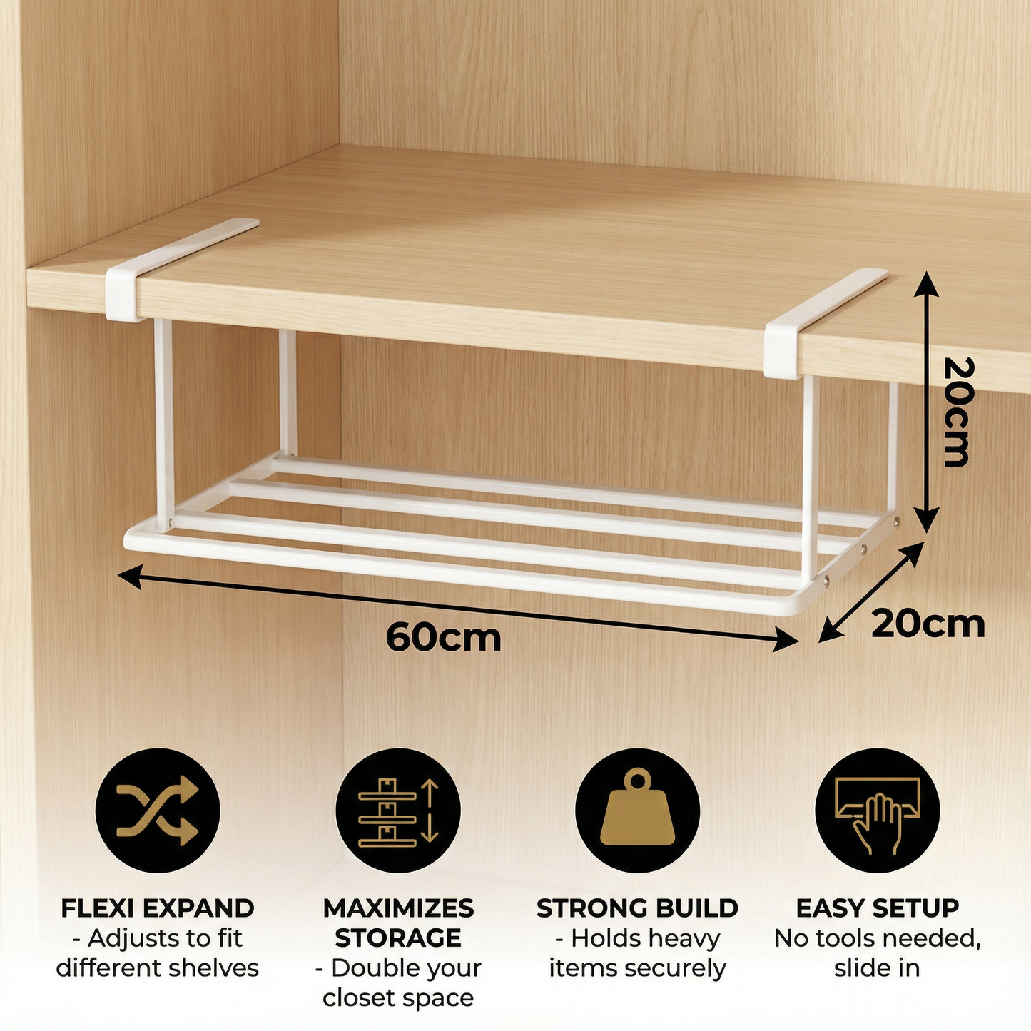 Flexi Expand Shelf Extender