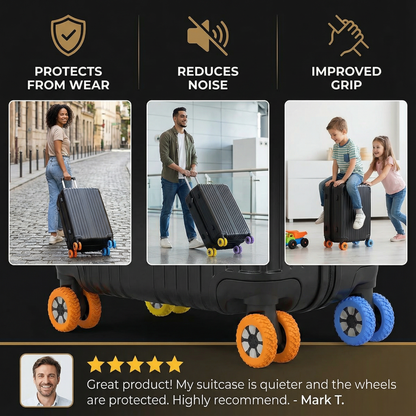 Wheel Guard for Suitcases