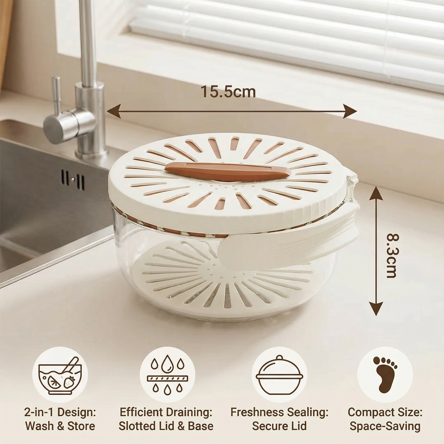 2in1 Draining Tray