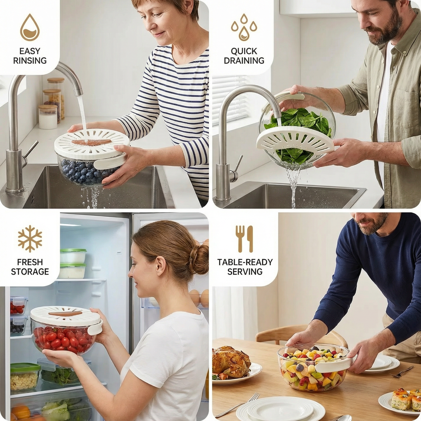 2in1 Draining Tray