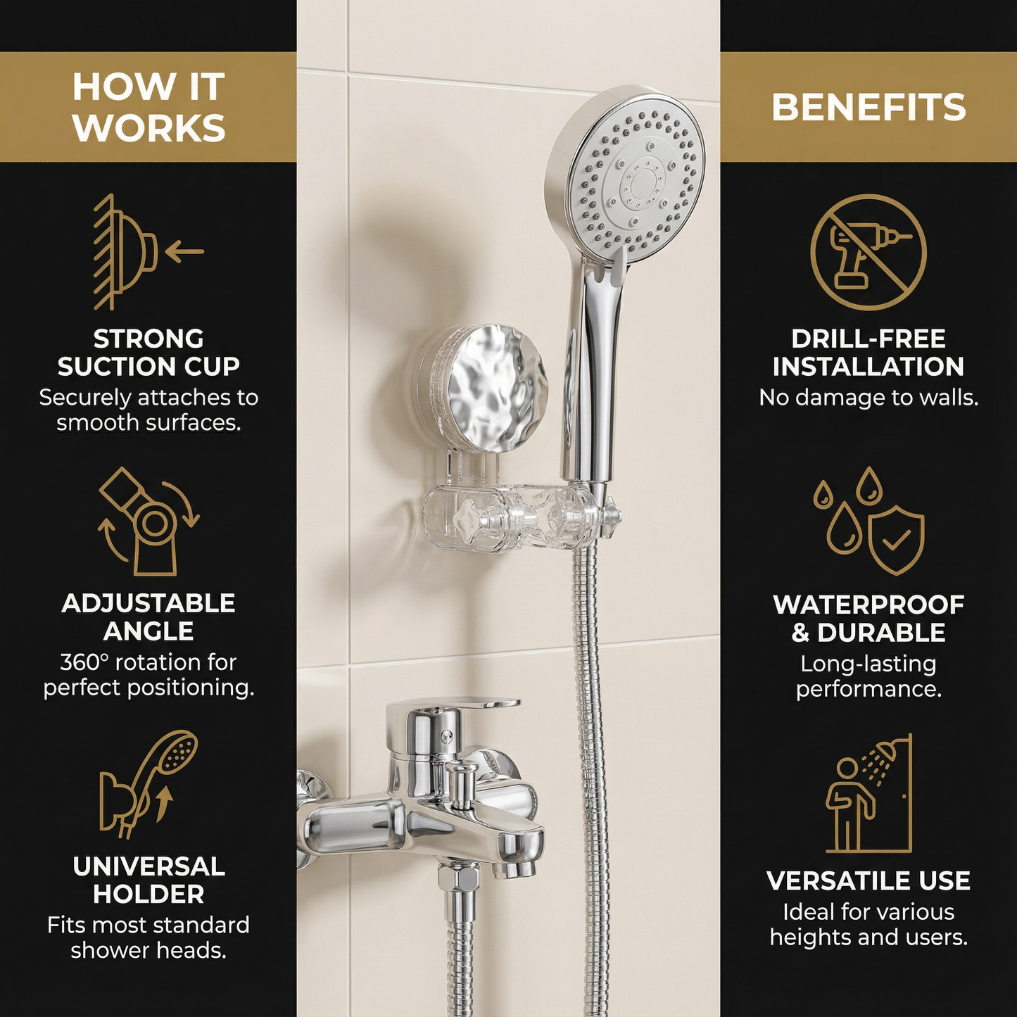 Flexi Hold Shower Bracket