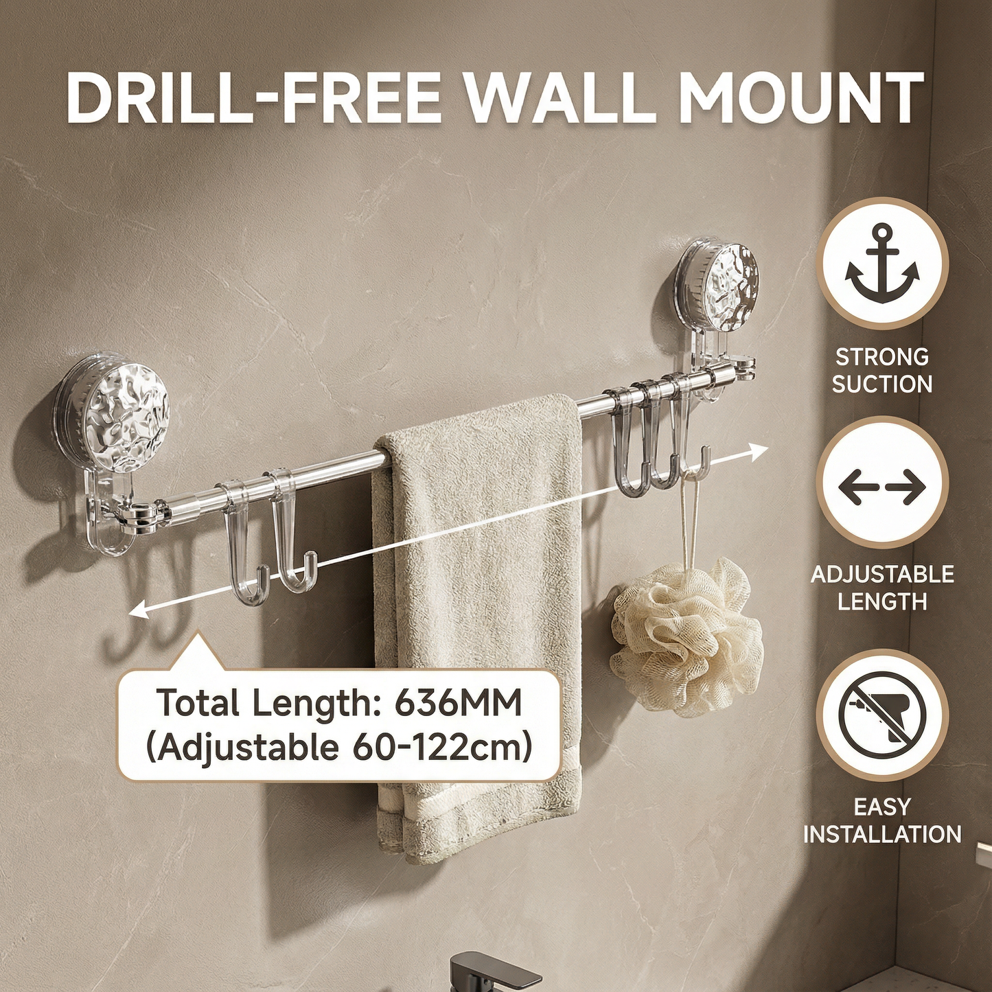Drill-Free Wall Mount