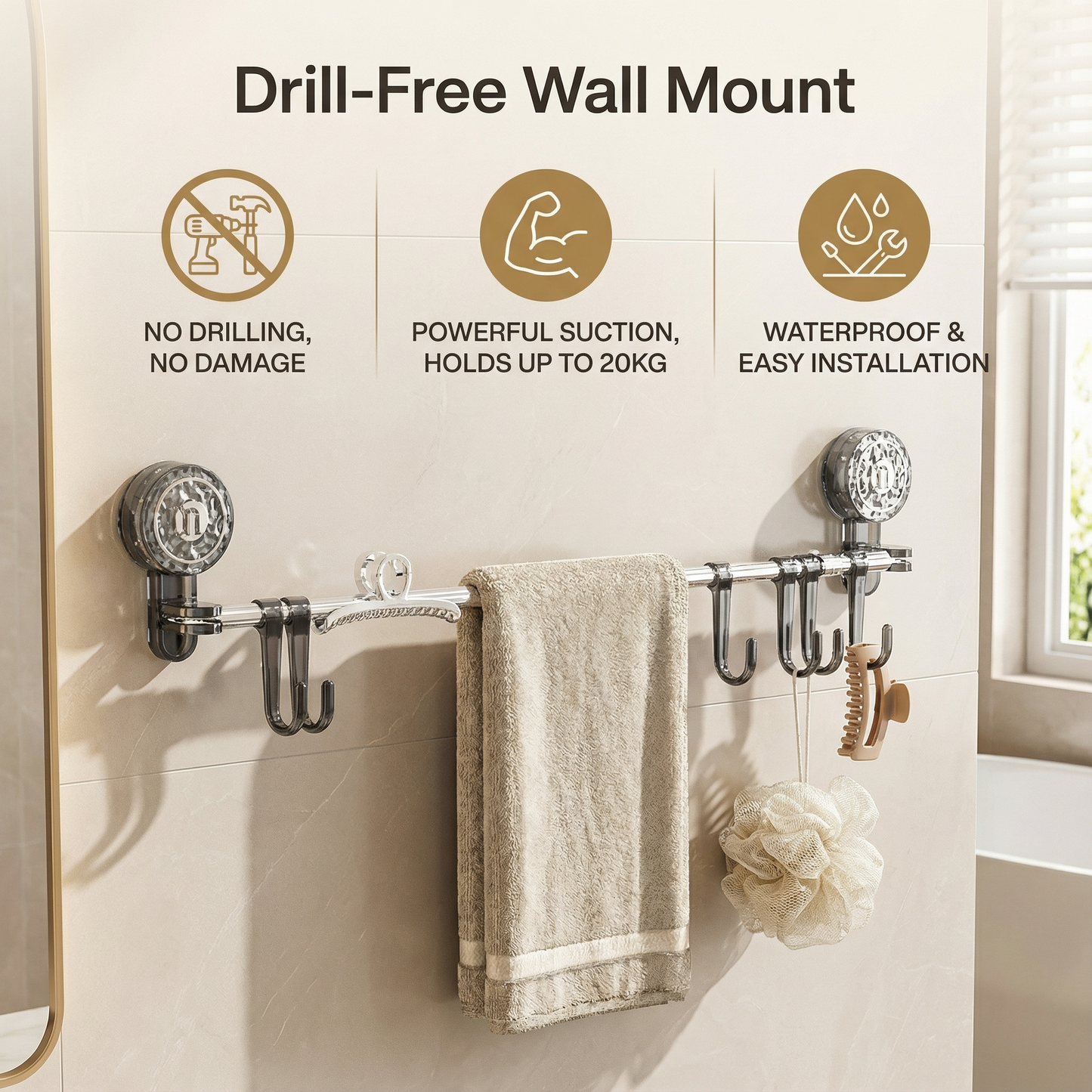 Drill-Free Wall Mount