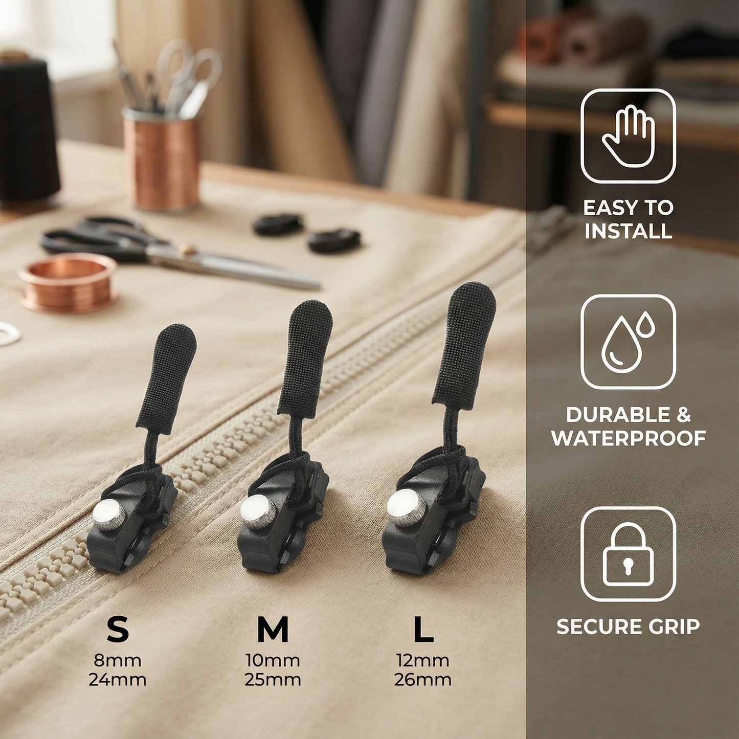 6-Pack Zipper Fixing Kit