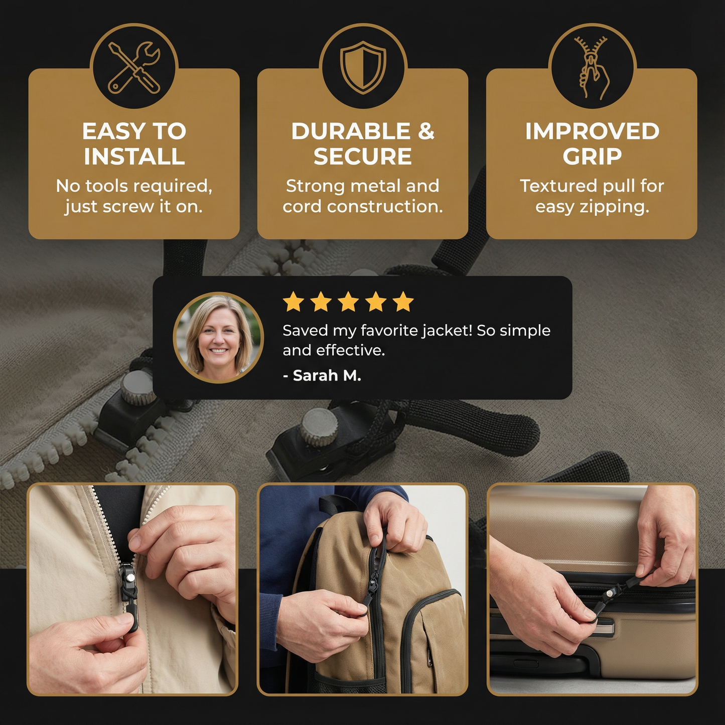 6-Pack Zipper Fixing Kit