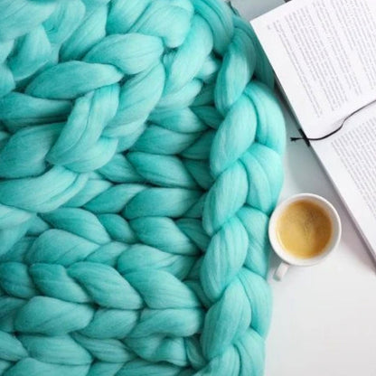 Oversized Chunky Knit Blanket